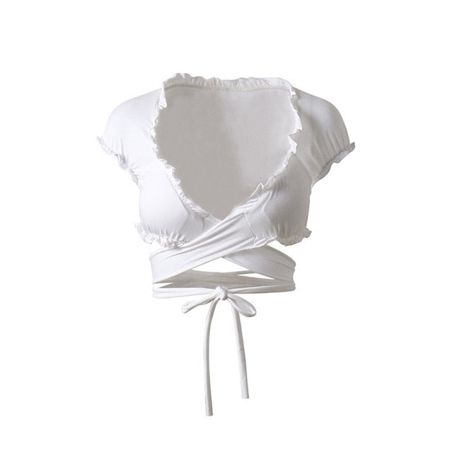 Emma Wrap Crop Top